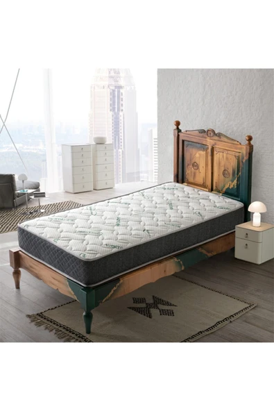 Heyner Shadow Ortopedik Bamboo Yaylı Yatak Tek Kişilik Çift Kişilik Bebek Yatakları (BAMBOO YASTIK HEDİYE) ürün görseli 1