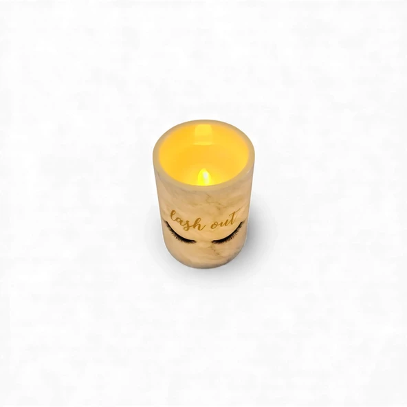 Lash Out Led Işıklı Mum - Resim 5