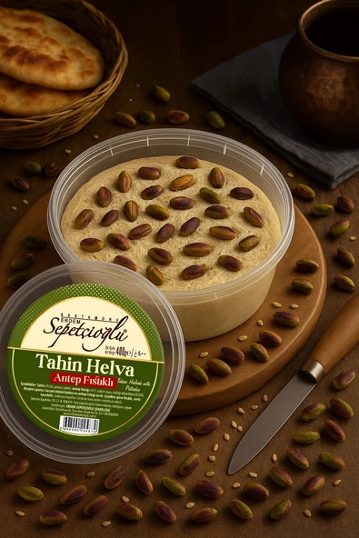 Antep Fıstıklı Kürek Tahin Helva 400G ürün görseli 1