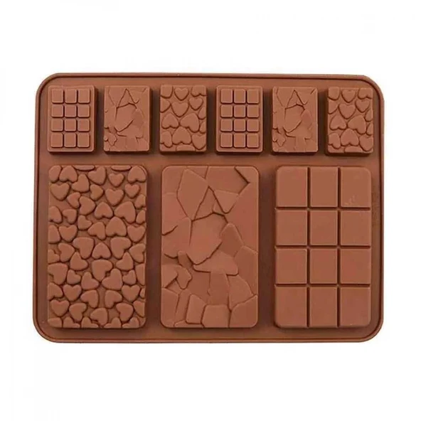 Çikolata Kalıbı - Silikon - Karışık Tablet (SCK-87) ürün görseli 1