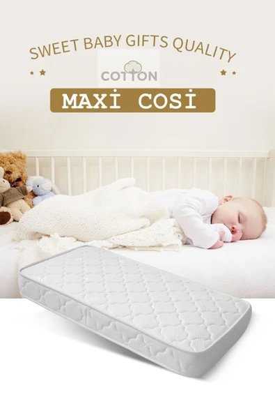 MAXİ-COSİ Maxi Cosi Sweet Cotton 90x140 Cm Ortopedik Yaylı Yatak Ortopedik Lüx Cotton 90X140 Yaylı Yatak ürün görseli 1