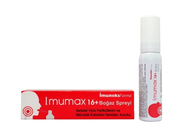 Imumax Boğaz Spreyi 16 Yaş 30 ml ürün görseli 1
