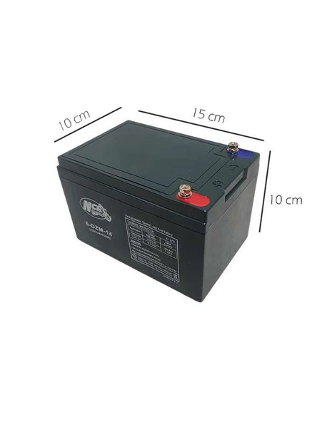 NCR AKÜ 12V  14AH E BİKE AKÜ ürün görseli 1