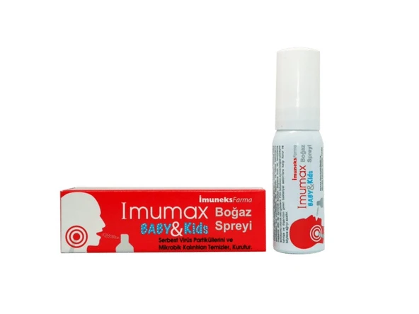 Imumax 3 Yaş Ve Üstü Boğaz Spreyi - 20 ml ürün görseli 1