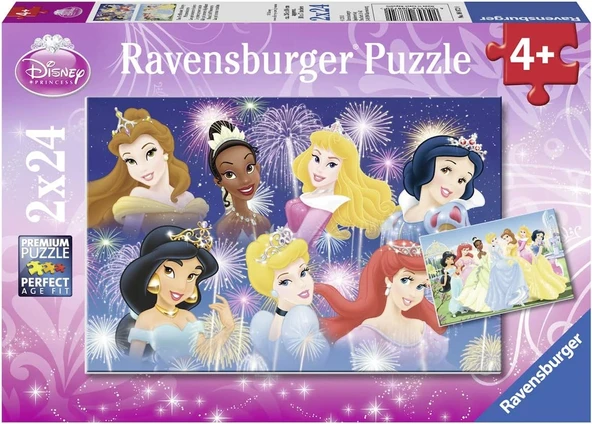 Ravensburger Puzzle 2x24 Parça Disney Prensesler - 088720 ürün görseli 1
