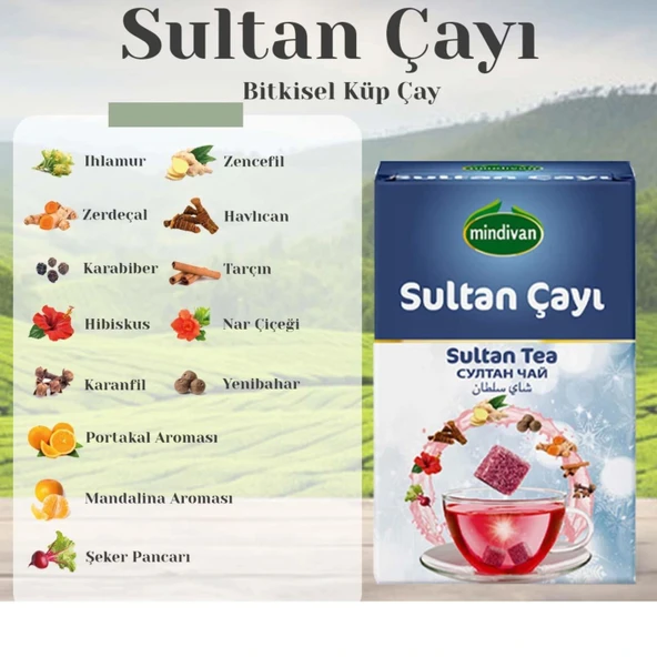 Mindivan Sultan Küp Şeklinde Kış Çayı 150 gr - Resim 2