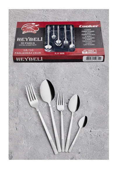 COOKER 2855 HEYBEL 30 PARÇA ÇKB TAKIMI ürün görseli 1