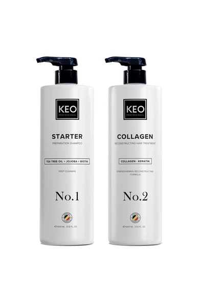 Keo Collagen Yeniden Yapılandırıcı Saç Bakım Seti ürün görseli 1