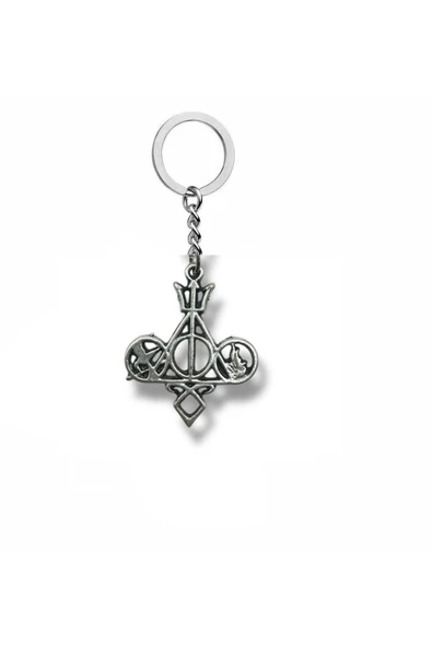 Rebel Emblems – Ölümcül Aletler & Açlık Oyunları Temalı Unisex Metal Anahtarlık ürün görseli 1