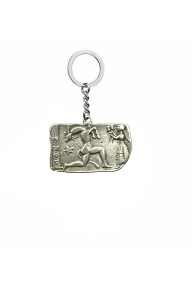 Centaur Legacy – Antik Yunan Sentor Figürlü Plaka Unisex Metal Anahtarlık ürün görseli 1