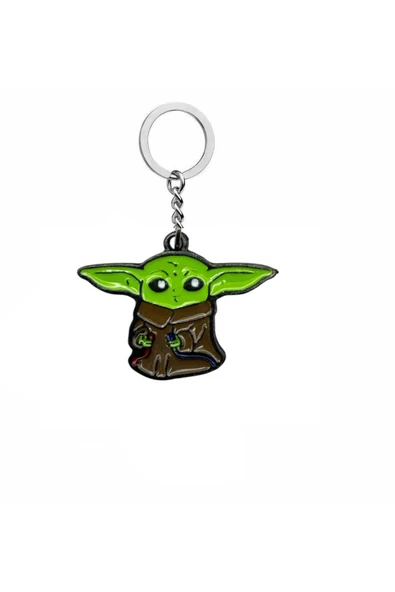 Star Wars Baby Yoda (Grogu) Figürlü Anahtarlık – Sevimli ve Koleksiyonluk Uzay Temalı Aksesuar ürün görseli 1