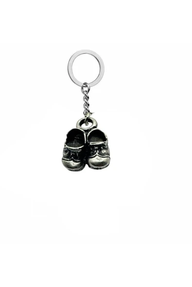 Little Steps – Bebek Ayakkabısı Figürlü Unisex Metal Anahtarlık ürün görseli 1