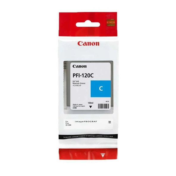 Tonersepeti Canon PFI-120C Mavi  Kartuş - TM-200 TM-205 ürün görseli 1