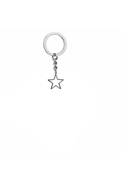 Minimal Yıldız Figürlü Unisex Metal Anahtarlık – Sade, Şık ve Anlamlı ürün görseli 1