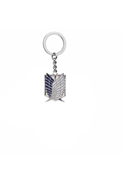 Attack on Titan Mavi Wings of Liberty Anahtarlık | Unisex Anime Aksesuar ürün görseli 1