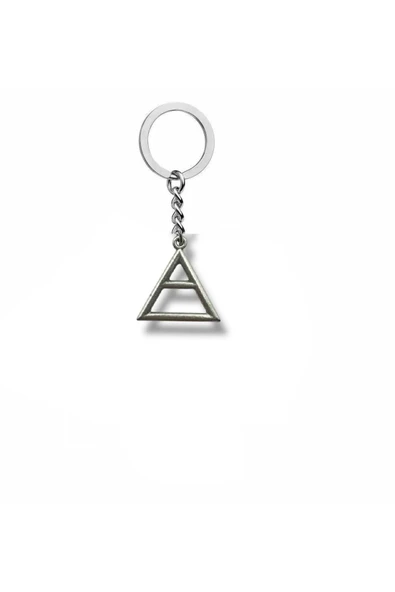 Triad Üçgen Logolu Anahtarlık – 30 Seconds to Mars Hayranlarına Özel Unisex Tasarım ürün görseli 1