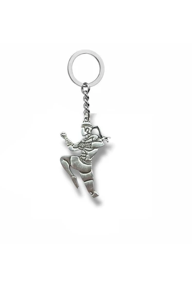 Muay Thai Warrior – Dövüşçü Figürlü Unisex Metal Anahtarlık ürün görseli 1