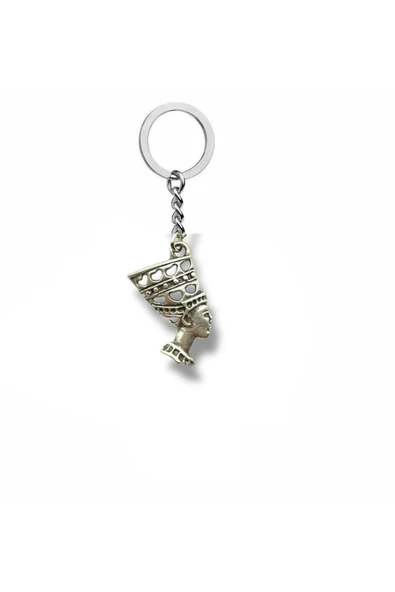 Queen of the Nile – Kleopatra Figürlü Unisex Metal Anahtarlık ürün görseli 1