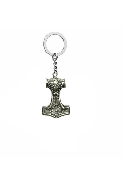 İskandinav Thor Figürlü Unisex Anahtarlık – Güç ve Mitolojik Temalı Viking Aksesuar ürün görseli 1