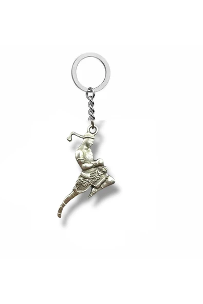 Darbe Noktası – Kick Boks Figürlü Unisex Metal Anahtarlık ürün görseli 1