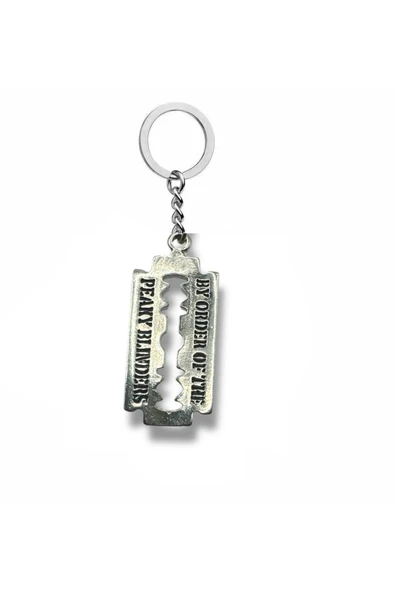 Peaky Blinders Jilet Figürlü Metal Anahtarlık – Gümüş Renk Unisex Aksesuar ürün görseli 1
