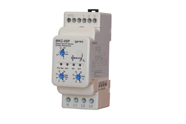 Entes Mkc-05P Motor Koruma Rölesi Ptc Ray Montaj, M1728 ürün görseli 1