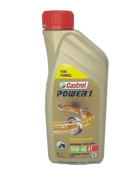 CASTROL 4T Power 1 10W/40 Motor Yağı 1 Litre ürün görseli 1