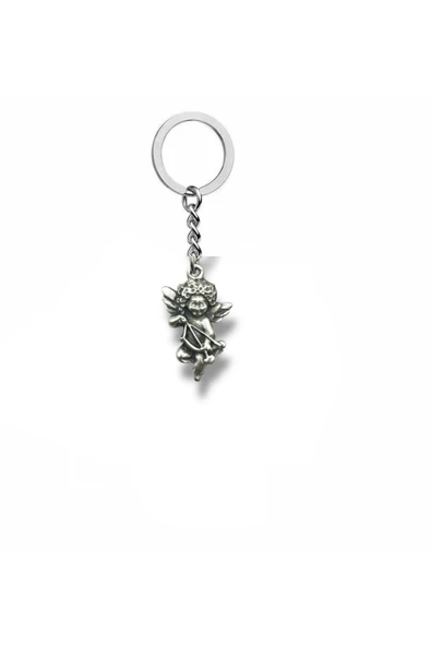Ok Atan Eros Figürlü Unisex Metal Anahtarlık – Mitolojik Aşk ve Tutku Temalı Anlamlı Aksesuar ürün görseli 1