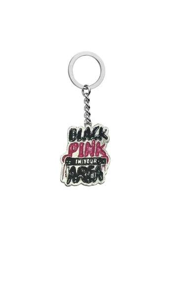 Blackpink Kolyesi – K-Pop Hayran Ürünü Unisex Gümüş Renk Anahtarlık ürün görseli 1