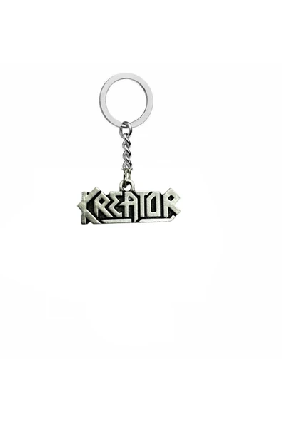Kreator Thrash Metal Grup Logolu Anahtarlık – Unisex Aksesuar ürün görseli 1