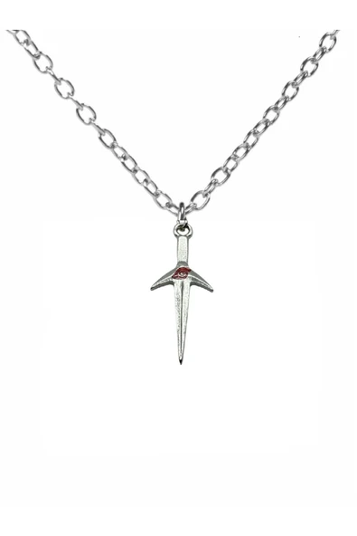 Naruto Kunai Figürlü İtachi & Sasuke Temalı Unisex Kolye – 60 cm Zincirli Anime Takı ürün görseli 1