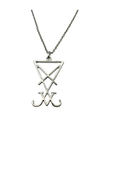 Sigil of Lucifer Unisex Kolye – Gotik ve Mistik Tasarım ürün görseli 1