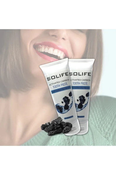 SOLIFE Aktif Karbon Diş Macunu - Resim 3
