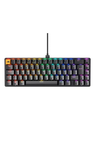 Glorious GMMK2 TR RGB Modüler Hotswap %96 Siyah Kablolu Mekanik Oyuncu Klavyesi Teşhir ürün görseli 1