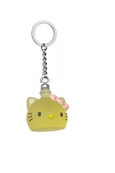 Sarı Hello Kitty Saydam Anahtarlık ürün görseli 1