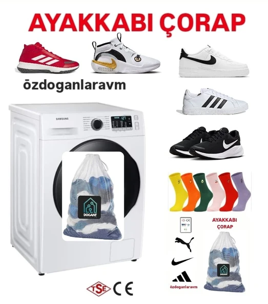 Spor Ayakabı Çorap Yıkama Filesi 2 ADET ürün görseli 1