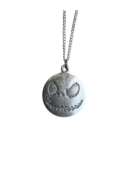 Halloween Temalı Gotik Metal Kolye | Cadılar Bayramı Unisex Aksesuar ürün görseli 1