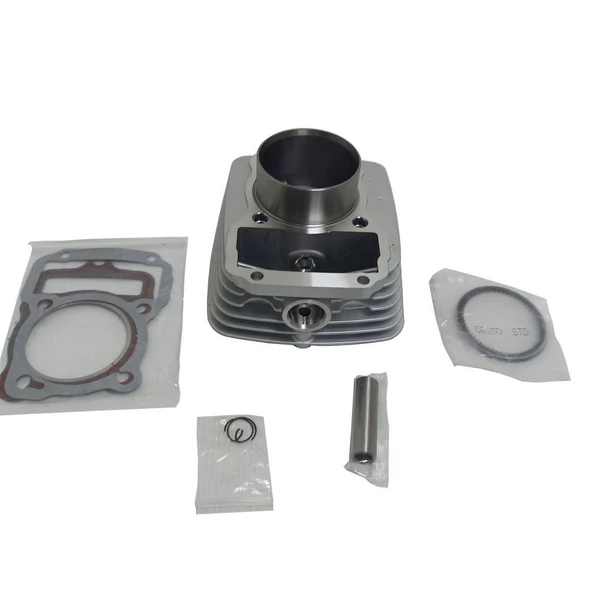 SİLİNDİR KOMPLE [NY PİSTON] 15 PERNO [62,0 MM] [YÜK:69 MM] 150CC CG  SWAN ürün görseli 1