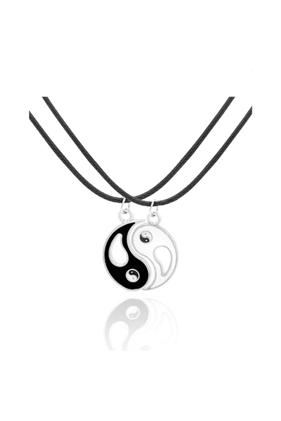 Best Friends Ying Yang Ikili Arkadaşlık Sevgili Kolye ürün görseli 1