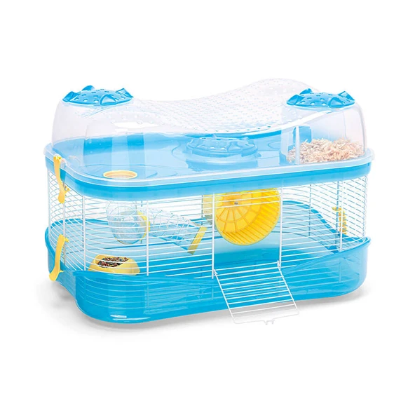 Imac Fantasy Hamster Kafesi Mavi 58x38x38,5cm ürün görseli 1