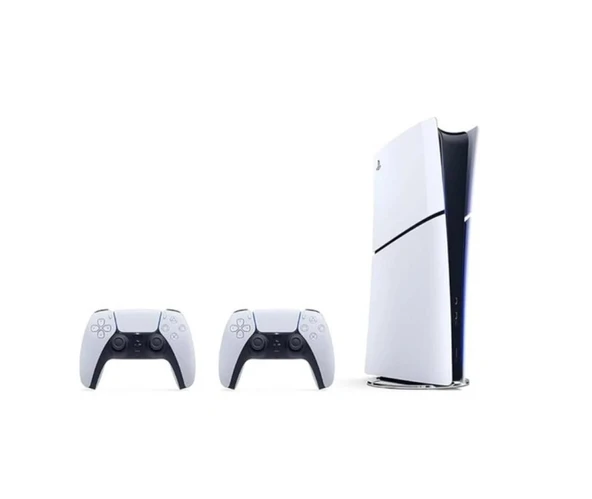 PS5 Slim Digital 1 TB SSD Oyun Konsolu + Renkli DualSense Kol ürün görseli 1