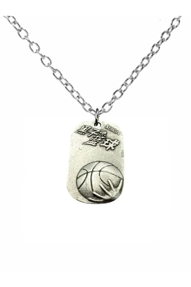 Kuroko Seirin Basketbol Takımı Kolyesi – Anime Tarzı Unisex Aksesuar - 60 cm Zincir ürün görseli 1
