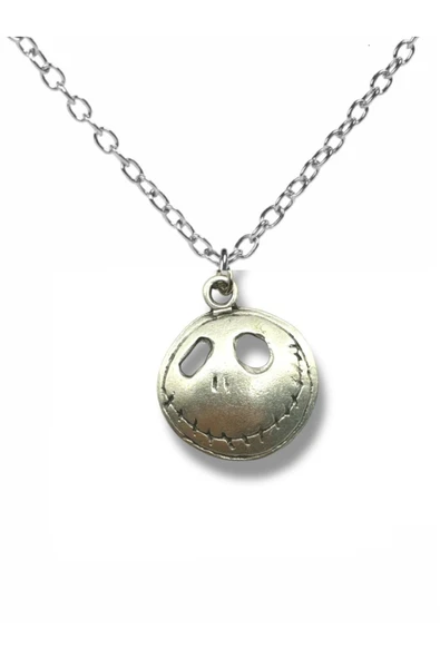 Cadılar Bayramı Kolyesi | Halloween Temalı Gotik Metal Unisex Aksesuar – 60 cm Zincir ürün görseli 1