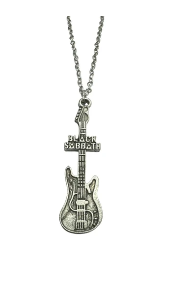 Black Sabbath Müzik Grubu Temalı Unisex Kolye – Rock & Metal Tarz Takı 60 cm ürün görseli 1
