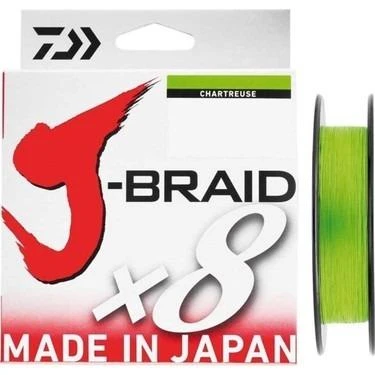 Daiwa J-Braid 8B Chartreuse 150m İp Misina ürün görseli 1