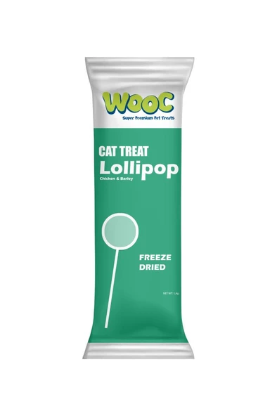 Wooc Tavuk ve Arpalı Kedi Lolipop 1,4 GR 1 Adet ürün görseli 1