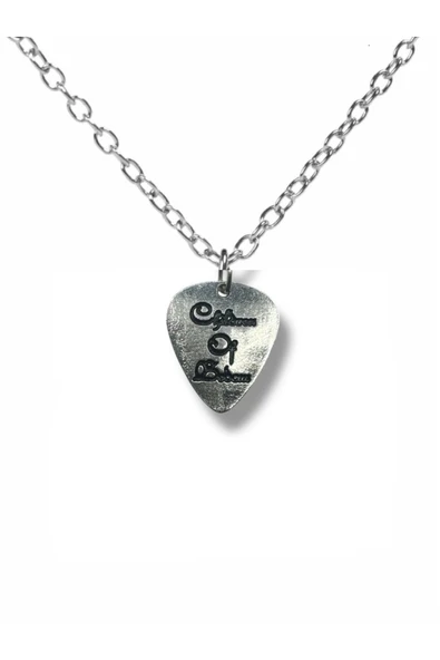 Children of Bodom Pena Şeklinde Çift Taraflı Rock İşaretli Metal Zincirli Unisex Kolye ürün görseli 1