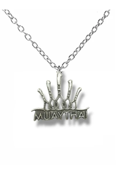 Muay Thai King – Dövüş Sanatlarının Kralı Unisex Kolye (60 cm Zincirli) ürün görseli 1