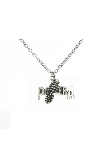 Pantera Kolye – Rock Metal Tarzı, 60 cm Paslanmaz Çelik Zincir, Unisex Aksesuar ürün görseli 1