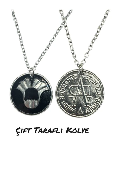 Game of Thrones Valar Morghulis & Valar Dohaeris Çift Taraflı Kolye – 60 cm Zincirli Unisex Takı ürün görseli 1